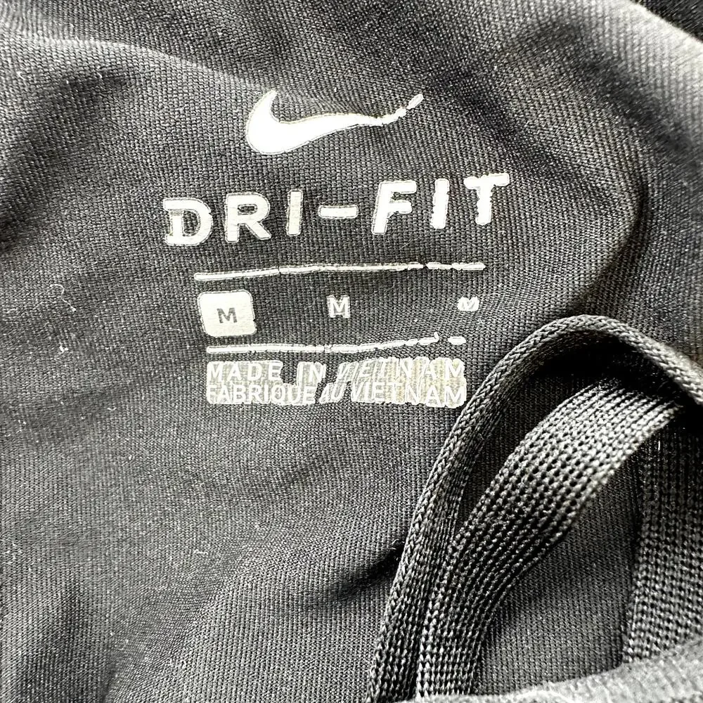 Nike Dri Fit Running Short Perforated Stretch Athletic Workout Black Medium